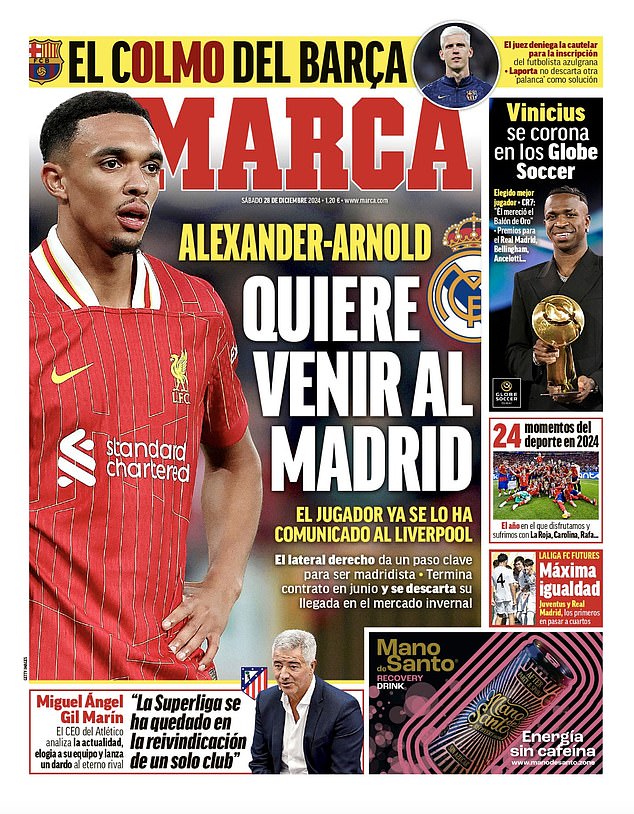 Marca is sometimes considered a mouthpiece for Real Madrid in Spain because of its pro-Real reporting