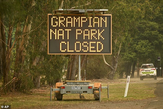 Victoria's Grampians National Park is closed during the inferno