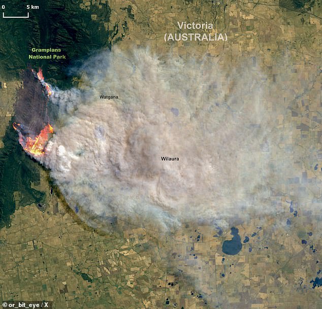 Despite the fire destroying more than 75,000 hectares, Emergency Management Commissioner Rick Nugent said the coming week would bring more favorable conditions for firefighters