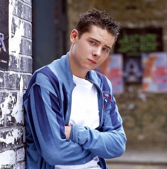 Christopher played the role of Spencer Moon (pictured in the show) in the BBC soap for three years from 2002 to 2005