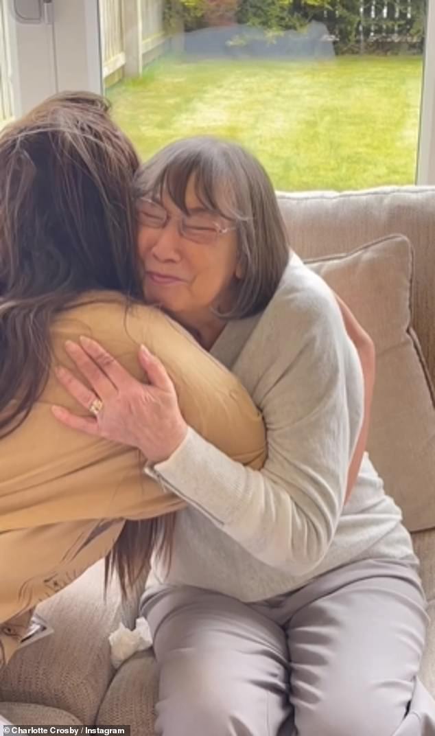 The reality star told how she was 'heartbroken' after the death of her 'brave' grandparent as she shared a sweet video montage