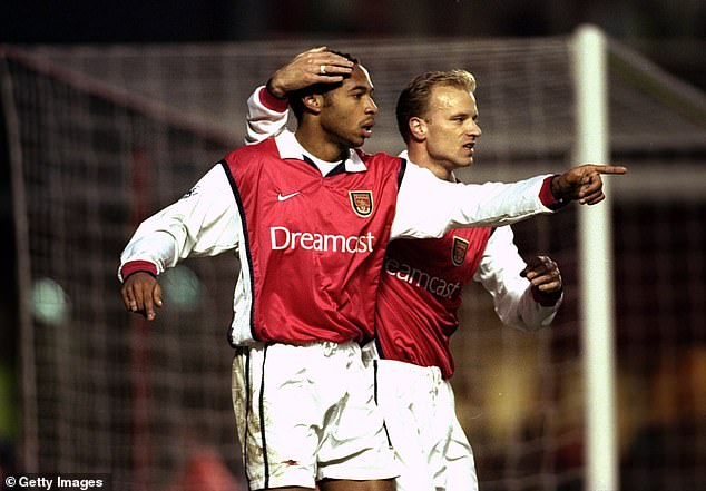 During his incredible run in North London, Henry had the likes of Dennis Bergkamp playing alongside him