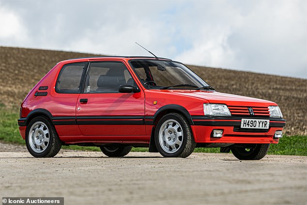 The biggest hot hatch mover in 2024 is the Peugeot 205 GTi - especially the 1.9 versions