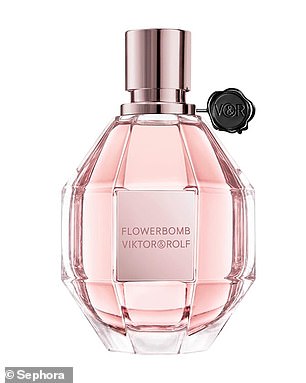 Phlur is layered with $96 Victor & Rolf Flower Bomb