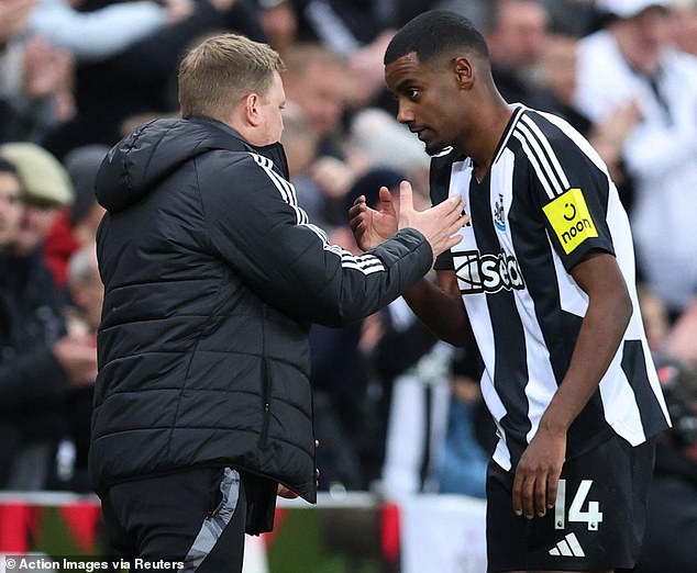 Eddie Howe confirmed that Newcastle have no interest in parting ways with their star man