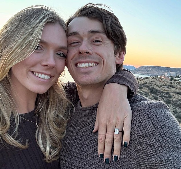 The couple announced on Instagram that they were engaged last Monday