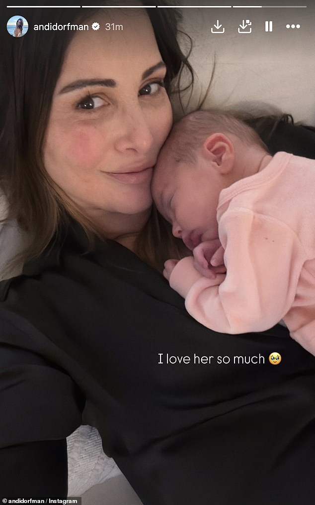 In an additional update, Dorfman took a selfie with her daughter as she apparently continues to recover at home. “I love her so much,” she wrote