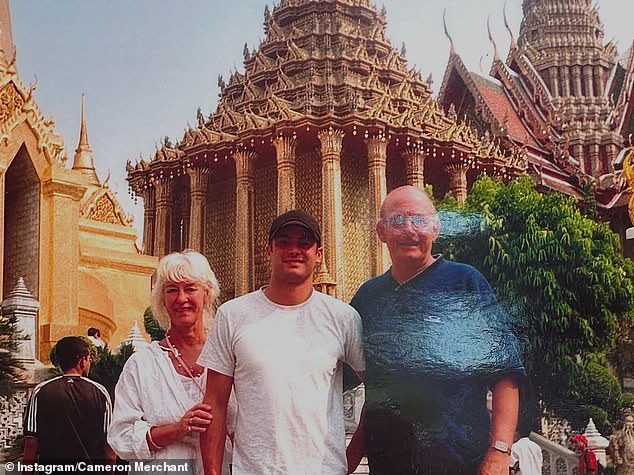 The 40-year-old was on holiday in Thailand with his parents when the deadly natural disaster struck