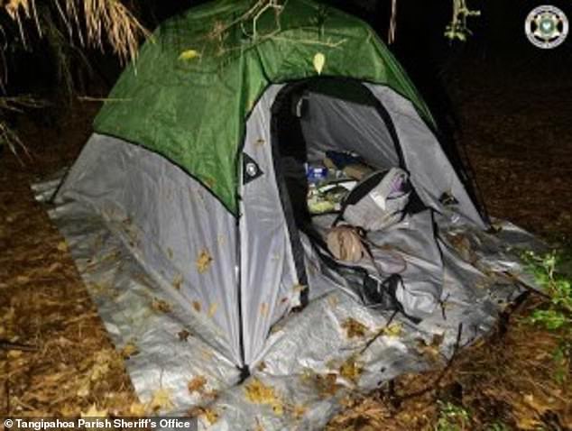 At some point later, the minor female left the St. Rose location and Materne purchased her a tent, food and water before abandoning her in a wooded area in Tangipahoa Parish.