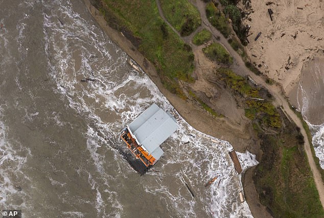 The 110-year-old pier needed repairs that were delayed by environmentalists trying to protect seagulls, the Mercury News reported