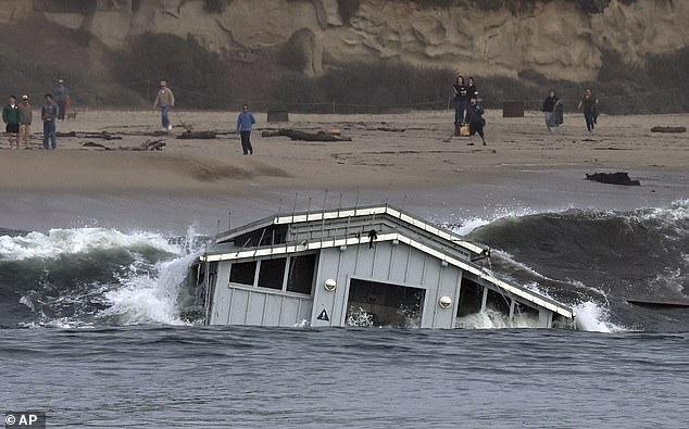 The structure was reportedly still damaged by storms two years ago