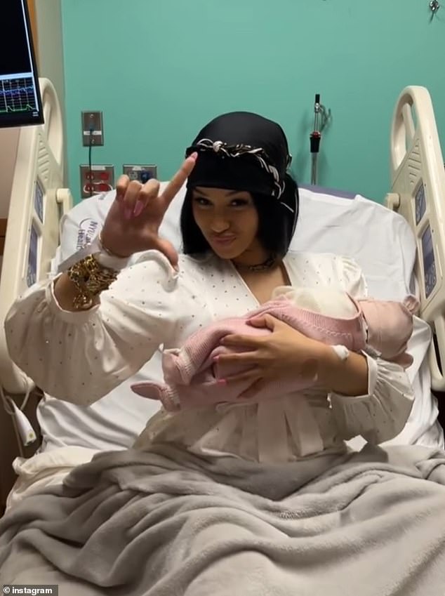 Months after filing for divorce from Offset for the second time, Cardi gave birth to their third child, a daughter, in September.