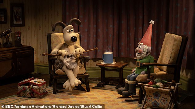 The highly anticipated feature film saw Gromit's growing concern as Wallace becomes too dependent on his inventions - which proves justified when Wallace creates a 'smart leprechaun' who seems to develop an evil mind of his own.