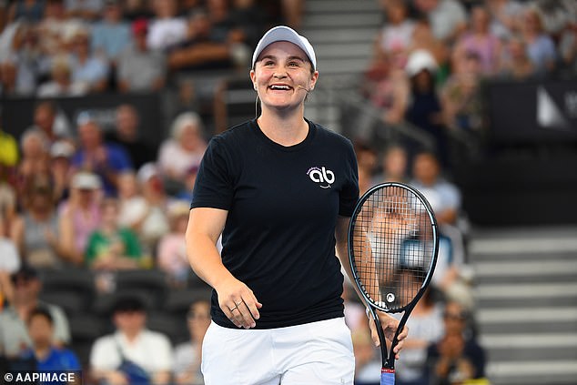 Barty retired from tennis in 2022 before having her first son Hayen in 2023