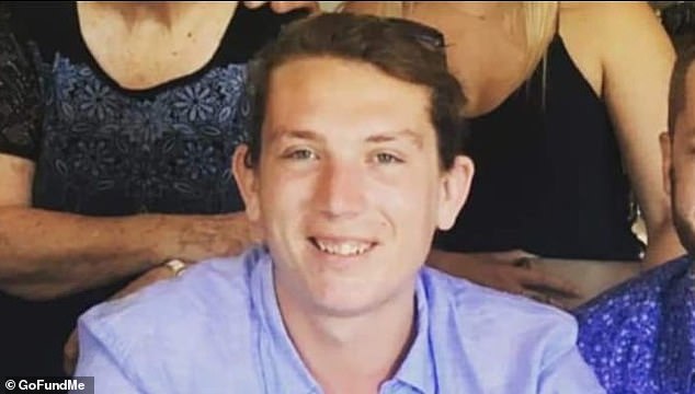 Helen Dowsley's son Drew (pictured) has suffered life-changing injuries after being hit by a train during mental health crisis