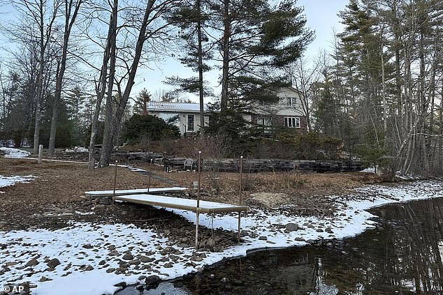 The family lived in Newton, Massachusetts, and visited their lake house (pictured) in Wakefield, New Hampshire over the Christmas holidays.