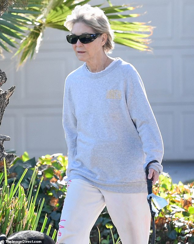 During her latest outing in Los Angeles earlier this week Thursday, Wallace was spotted walking her dog in a quiet neighborhood