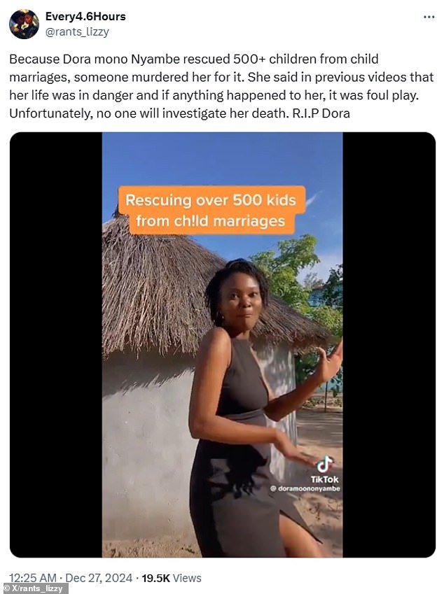 1735502018 249 Fans of influencer Dora Moono Nyambe give wild theory on