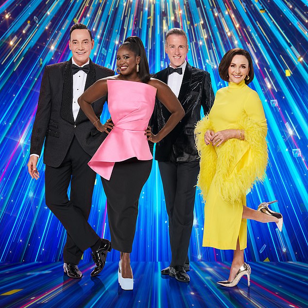 She revealed that although this year's Strictly winner Chris Macusland will not be able to take part in next year's Strictly Live Tour due to work commitments, she will be taking part for the first time, alongside judges Shirley Ballas, Anton Du Beke and Craig Revel Horwood (pictured )