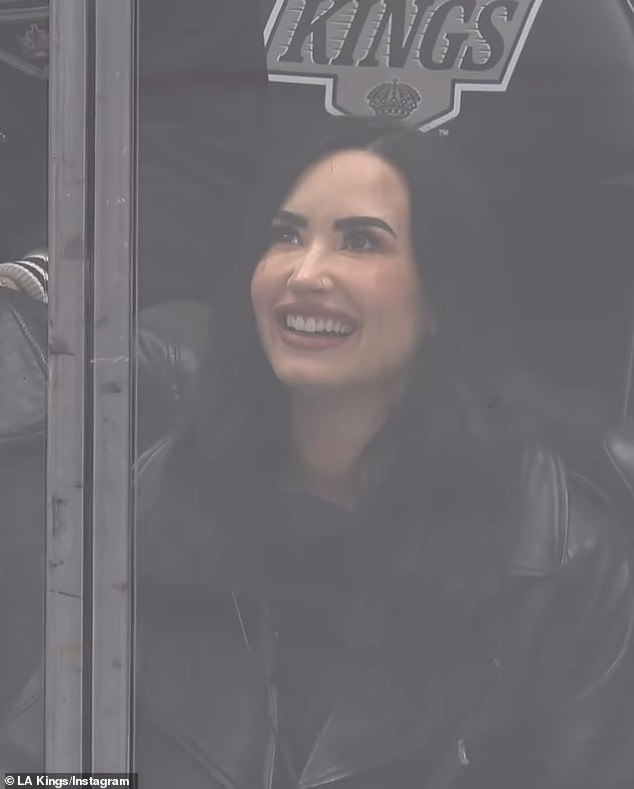 A few days before Demi joined the on-ice action at the Crypto.com arena, she and Jutes celebrated both Christmas and the anniversary of their engagement