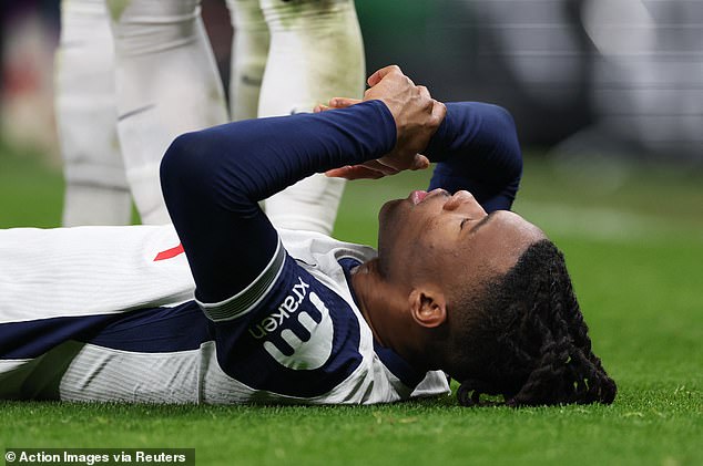 There was more disappointment for Tottenham as Destiny Udogie picked up an injury