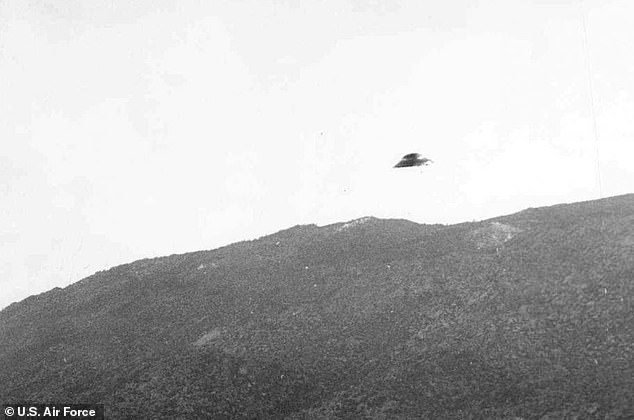 A file photo of a UFO in 1951