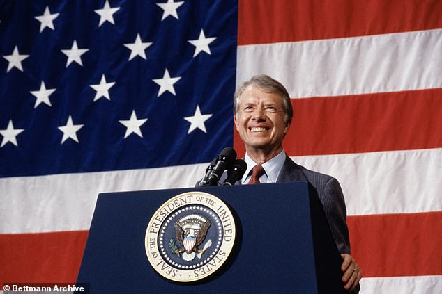 Carter served as president from 1977 to 1981 after defeating Gerald Ford