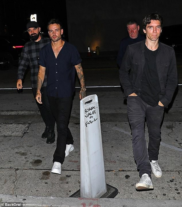 Liam Payne and Roger Nores are pictured here in West Hollywood in June of this year