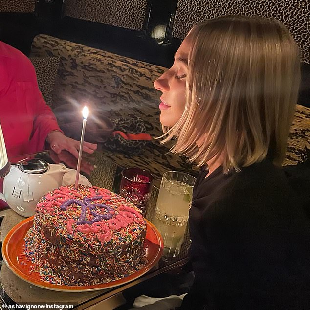 The Bad Blood hitmaker was among the guests at the stylist's birthday in New York City. Avignone shared a number of snaps from the party on her Instagram on Sunday