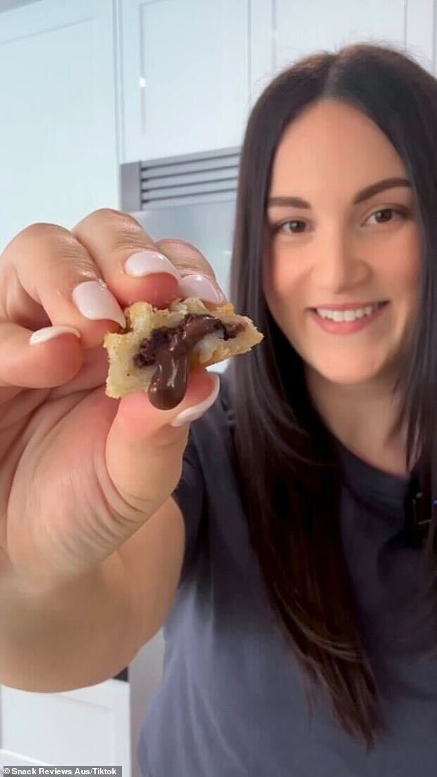 She also tried the chocolate varieties and found the ratio of filling to dough perfect