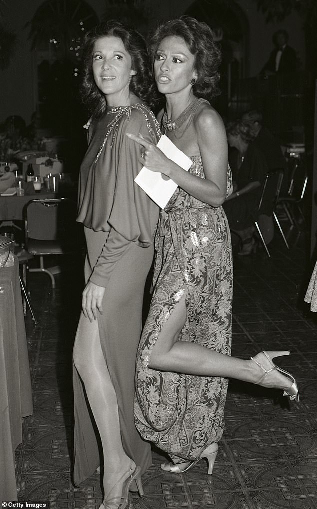 For her performance in the Last of the Red Hot Lovers, she earned her first of six Tony Award nominations in 1970; pictured next to Rita Moreno in 1978 Pasadena