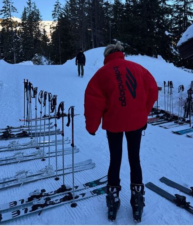 Roxy looked absolutely hot hitting the slopes in a $3000 Balenciaga ski jacket