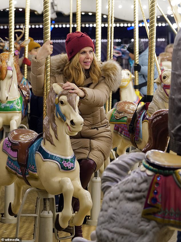 She also took part in some rides