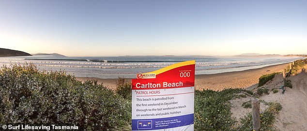 Carlton Beach is the most patrolled, but is known for dangerous currents on one side