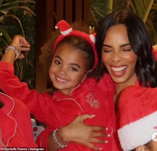 The Loose Women star, 35, is married to JLS star Marvin, 39, and they share three children together: Alaia-Mai, 11, Valentina Raine, seven (pictured) and Blake, four