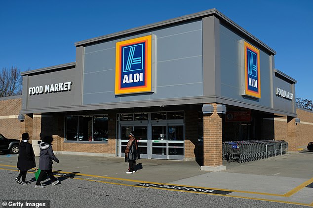 The discount supermarket chain will also be closed on New Year's Day and will reopen on January 2, but will remain open until 7pm on New Year's Eve (stock image)