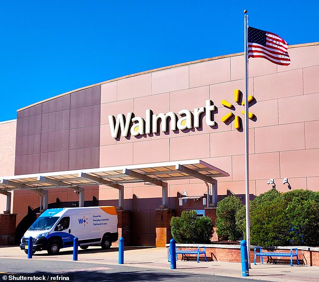 All Walmart stores will be open regular hours on December 31 and January 1 (stock image)