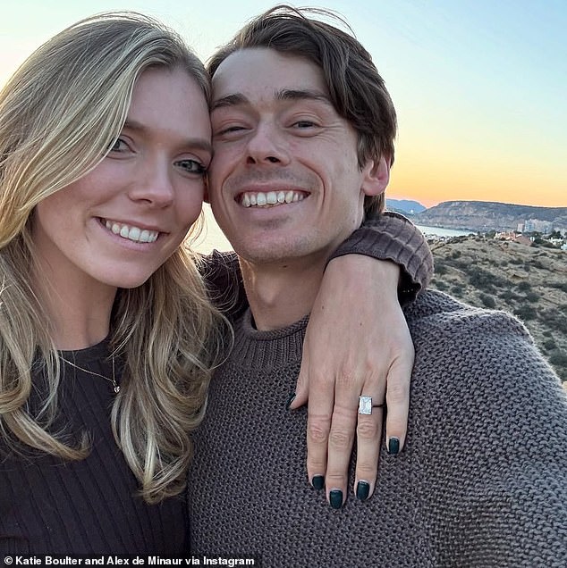 Katie Boulter and Alex de Minaur surprised fans last week by announcing their engagement