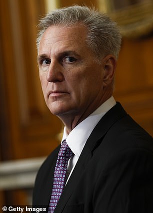 Then-Speaker Kevin McCarthy in 2023