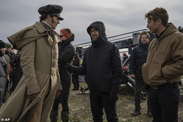 So here we are, with writer-director Robert Eggers adding to a list of credits that already includes The Witch (2015), The Lighthouse (2019) and The Northman (2022). In the photo: Nicholas Hoult (left) with director Robert Eggers (middle)