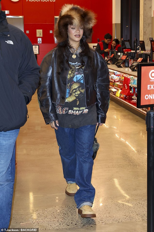 She turned the store aisles into her personal catwalk as she walked through Target