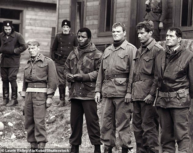 Depicted in the 1978 film Force Ten By Navarone LR Edward Fox, Carl Weathers, Angus Macinnes, Harrison Ford, Robert Shaw, Angus Macinnes