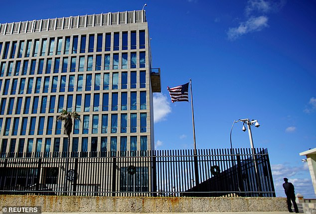 The syndrome first emerged at the US Embassy in Havana (pictured) when government workers suddenly developed the mysterious illness.