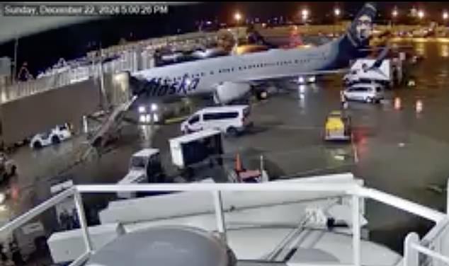 Alaska Airlines confirmed there was an incident involving a 