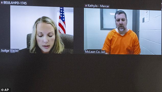 Morton County District Judge Bobbi Weiler, left, and Ian Cramer, right, appear on a zoom call during the September hearing