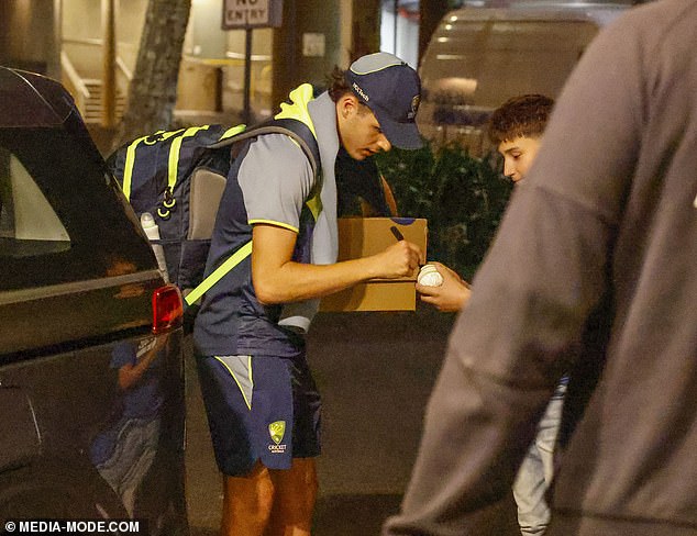 Konstas has spent much of the week signing autographs and posing for selfies after his first-innings knock electrified the cricket world