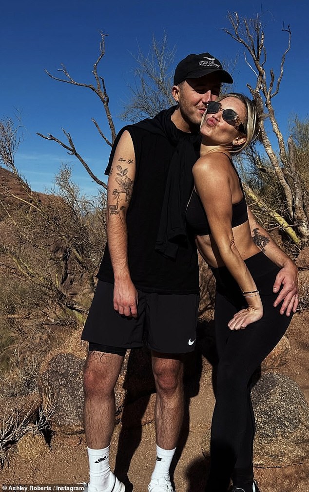 The couple is enjoying a sun-drenched holiday in the United States this Christmas