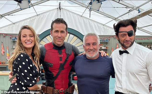 The Great British Bake Off judge, 58, struck up an unlikely friendship with Hollywood star Blake, 37, last year after revealing she and Ryan were fans of the show