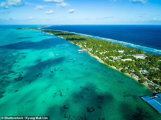 More than 7,000 people live on Christmas Island, which is officially called Kiritimati