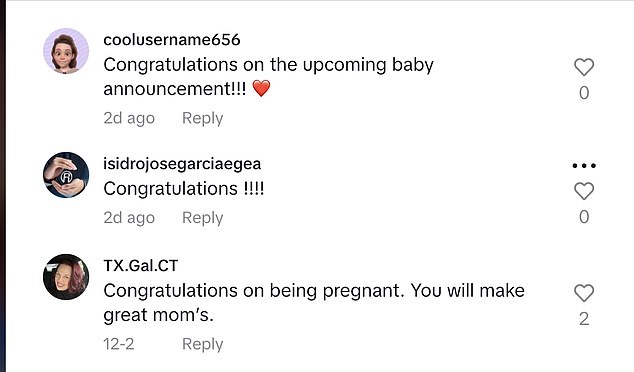 The video, which was shared without a caption, left many fans wondering if the twins were expecting, while others congratulated the couple